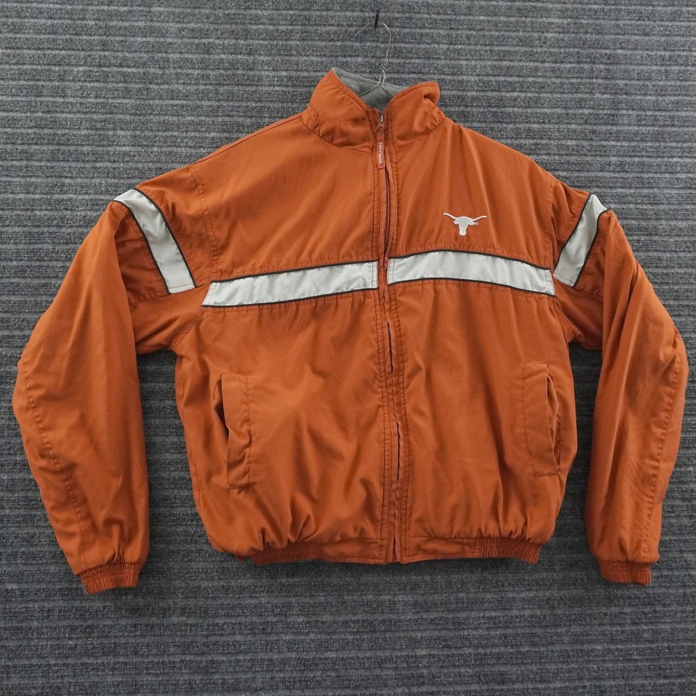 Vintage Campus Wear University Coop Jacket Adult Small Orange Texas Longhorns